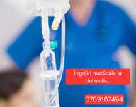 Asistent medical/îngrijiri medicale la domiciliu-perfuzie,injecții,mon