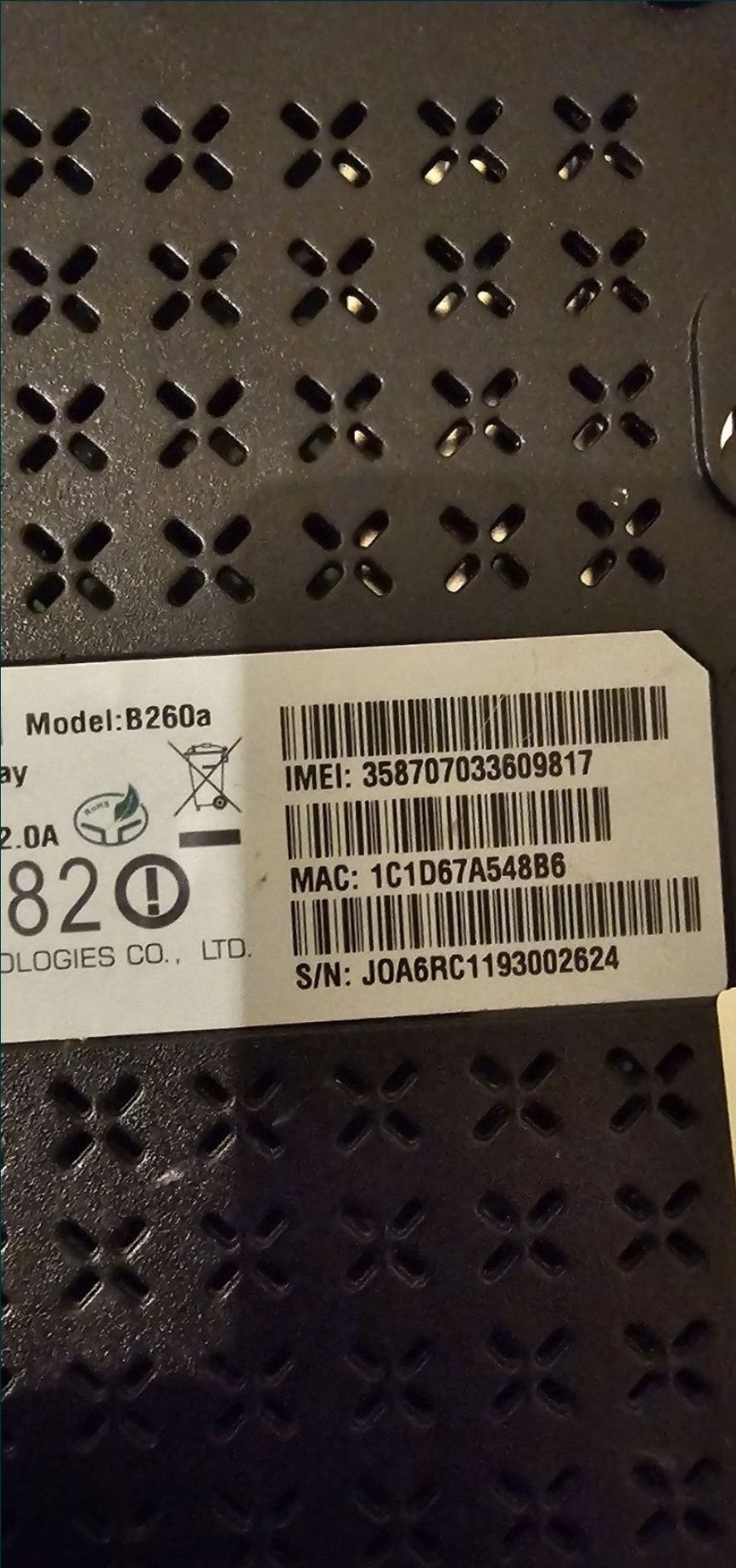 Router Huawei B260a cu cartela wireless