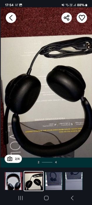 Căști profesionale jabra evolve 2 40 noi