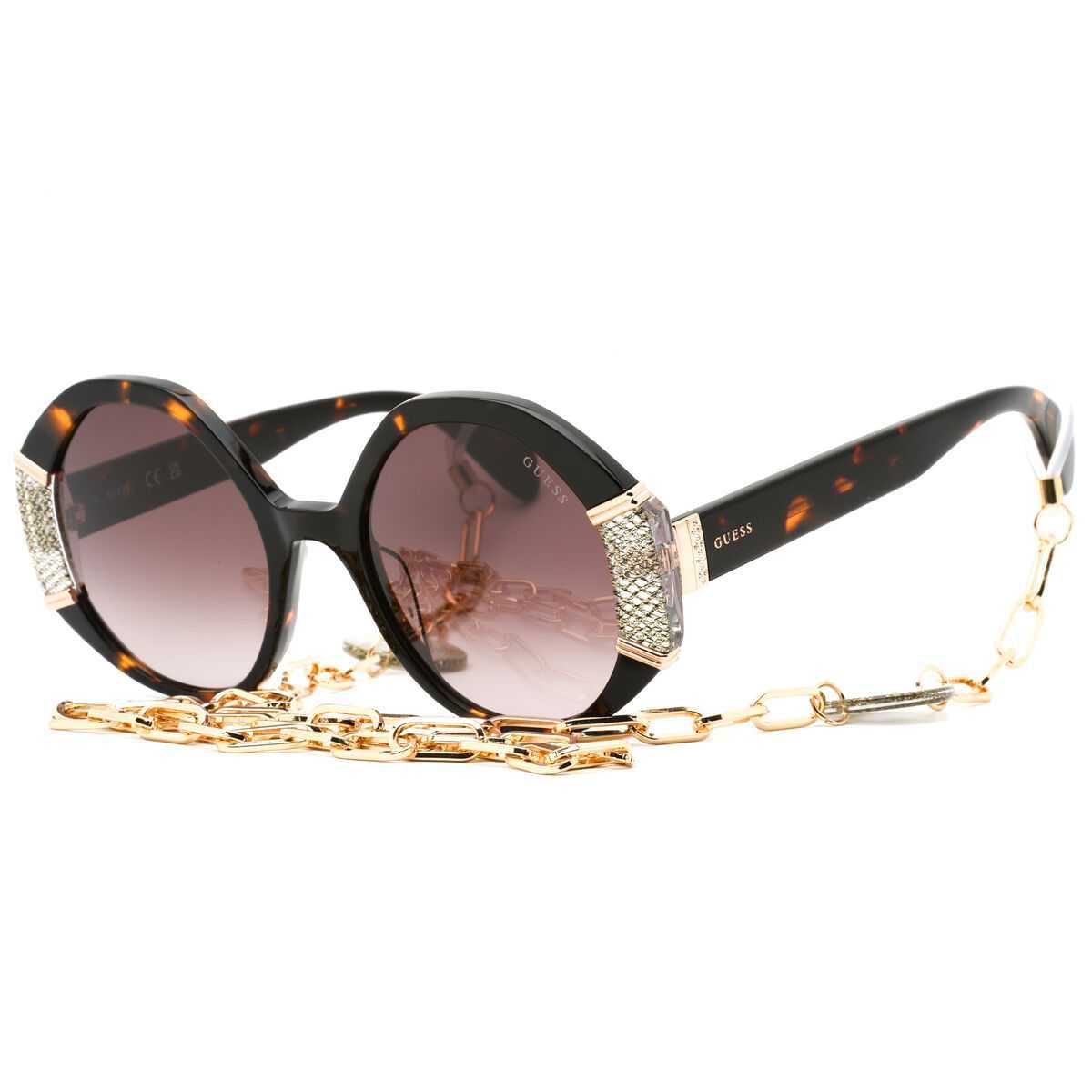 Оригинални oвални дамски слънчеви очила Guess -60%