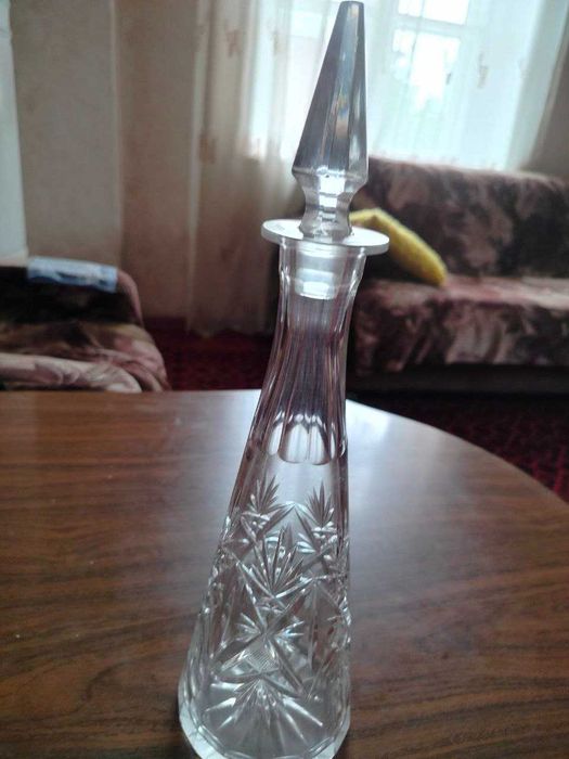Графин хрустальный . Производство СССР.