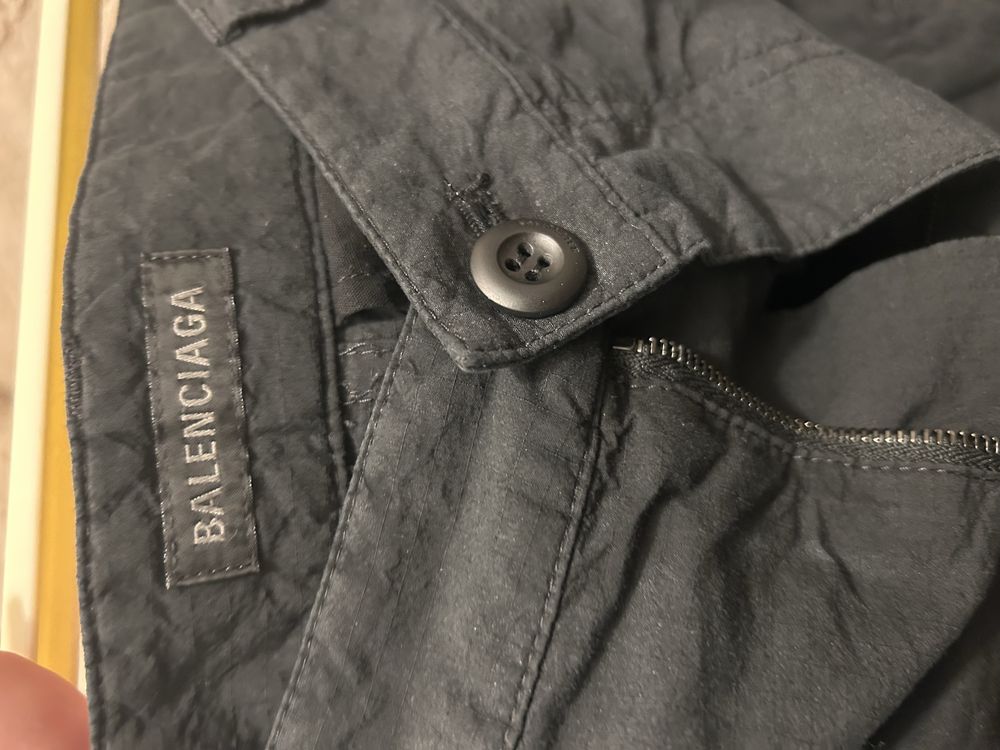 BALENCIAGA Fusta cargo ripstop din amestec de bumbac