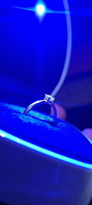 Inel 14k cu diamant natural