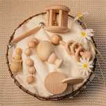 Дървени монтесори играчки, сет от 7 броя (Montessori toys) 2-12 месеца