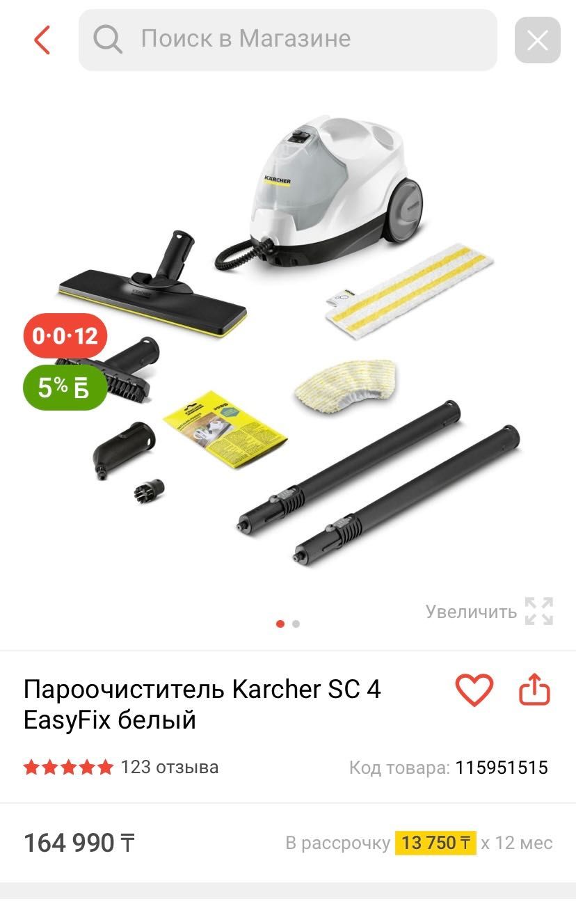 Пароочиститель Karcher SC 4