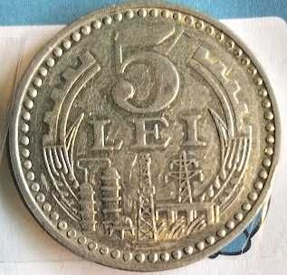 Moneda 5 lei perioada comunista
