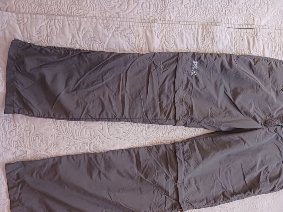 Pantaloni drumeție vara Jack Wolfskin UV shield 2in1 mărimea xl