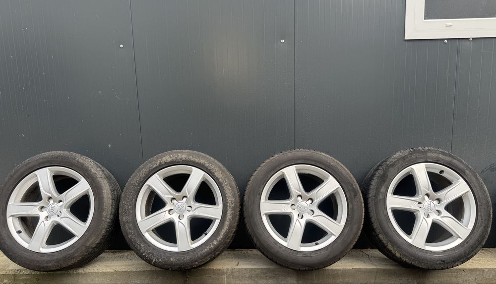 Jante Audi + anvelope 235 55 R 18