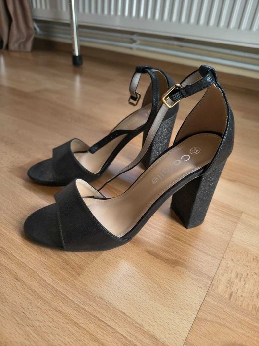 Sandale Elegante cu Toc Gros – Carolie Model 308-58A – Mărimea 35