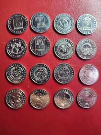 Монеты города Казахстана,полный набор ,16 монет