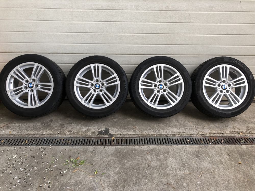 Jante 18 originale Bmw X3 F25 M paket vara Hankook 245/50R18