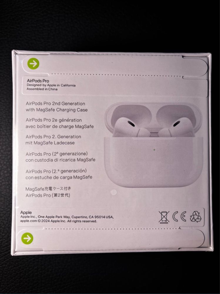  Apple AirPods Pro 2nd Gen-последен модел Запечатани MQD83ZM