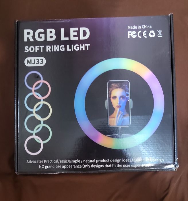 Rgb led кольцо для селфи