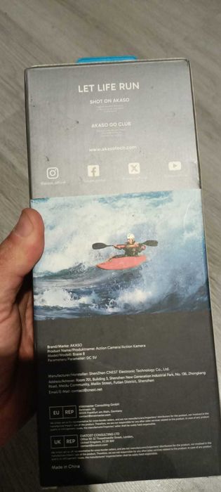 Cameră de acțiune AKASO Brave 8 – Nouă, sigilată!