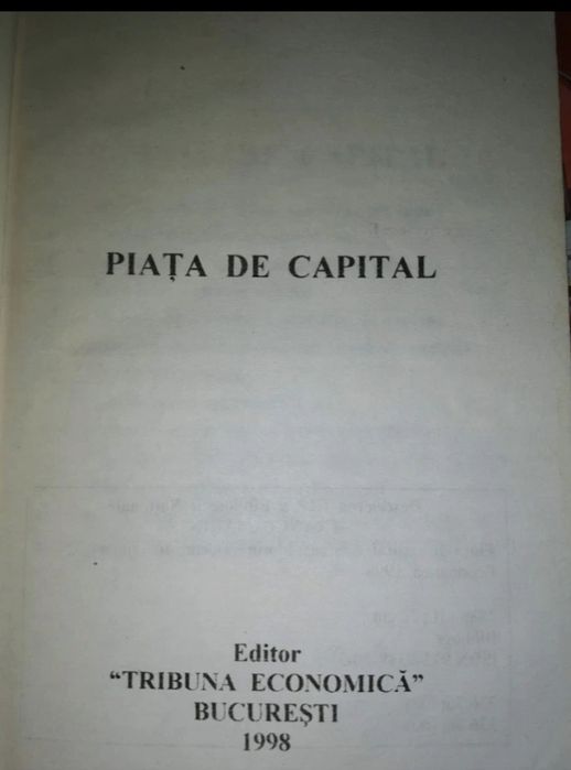 Piata de Capital din 1998