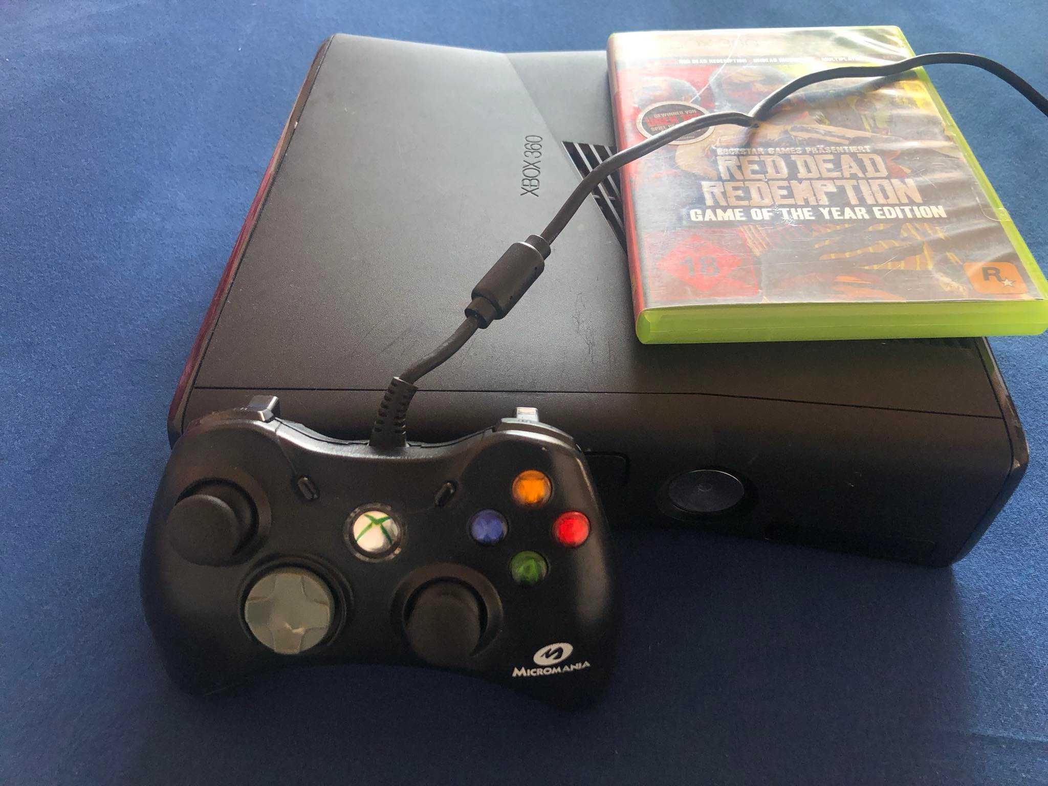 Vand Xbox 360 Slim, 250gb, accesorii incluse