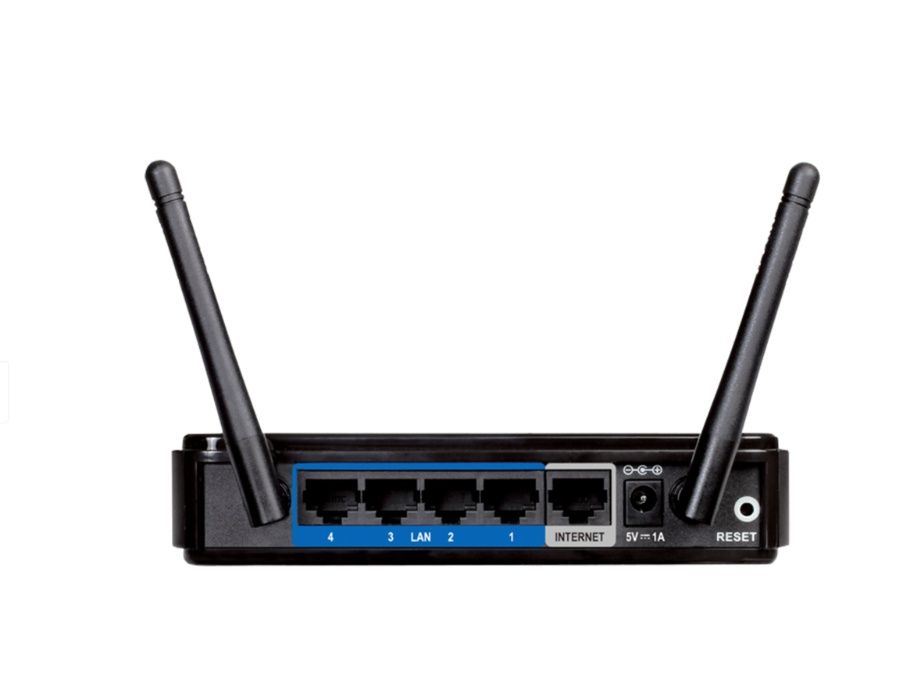 Router Wireless N 300Mbps D-Link DIR-615 cu 4 porturi 10/100 ca NOU