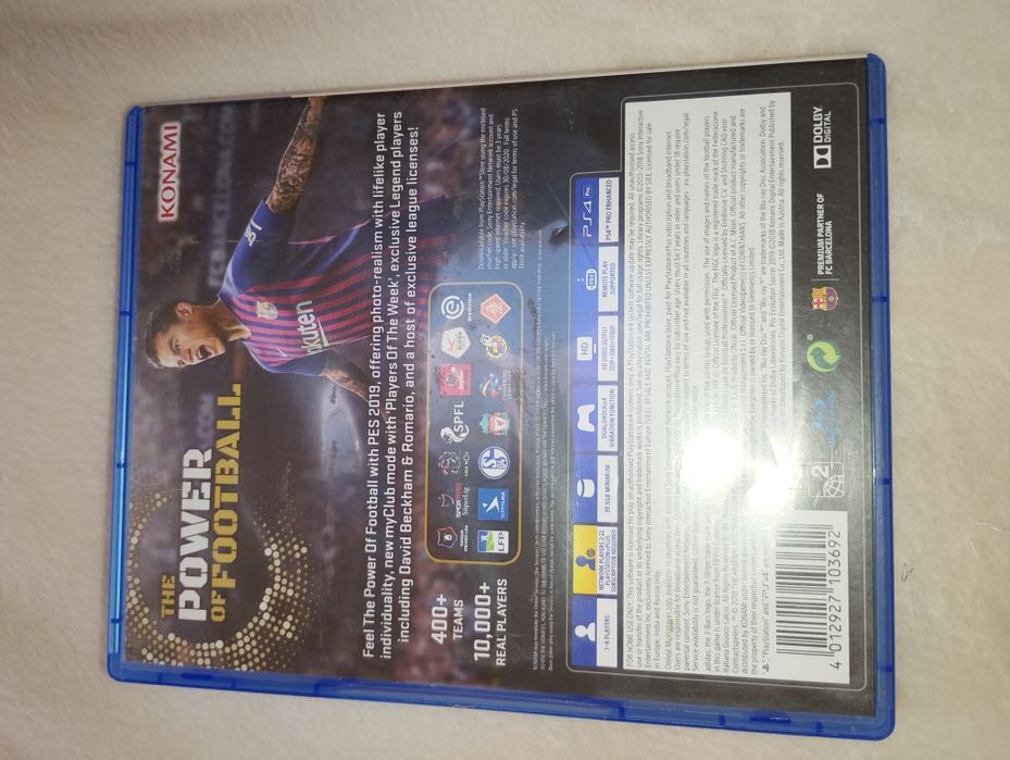 PES 2019 pro evolution soccer ps 4 ps5 playstation 4
