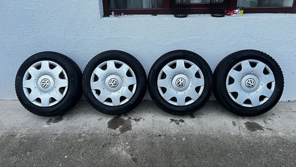 Jante otel 5x112 R16 cu anvelope iarna 205/55 R16