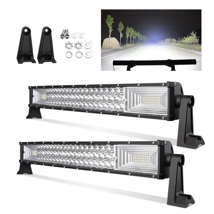 Лед Бар прав 80см. №3772-2 Мощен OFF ROAD LED BAR в 3 реда 153D-459W L
