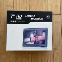 Monitor camera video 7” HD + baterie nou