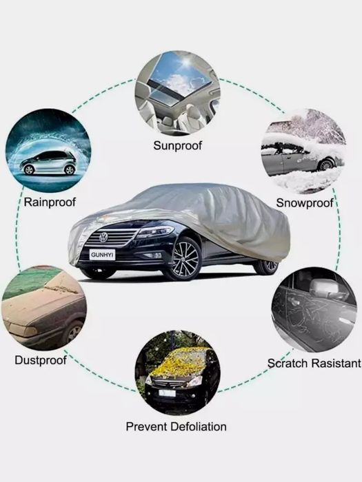 Avtomobillar uchun Universal Suv Oʻtkazmaydigan Himoya Tent G‘ilofi