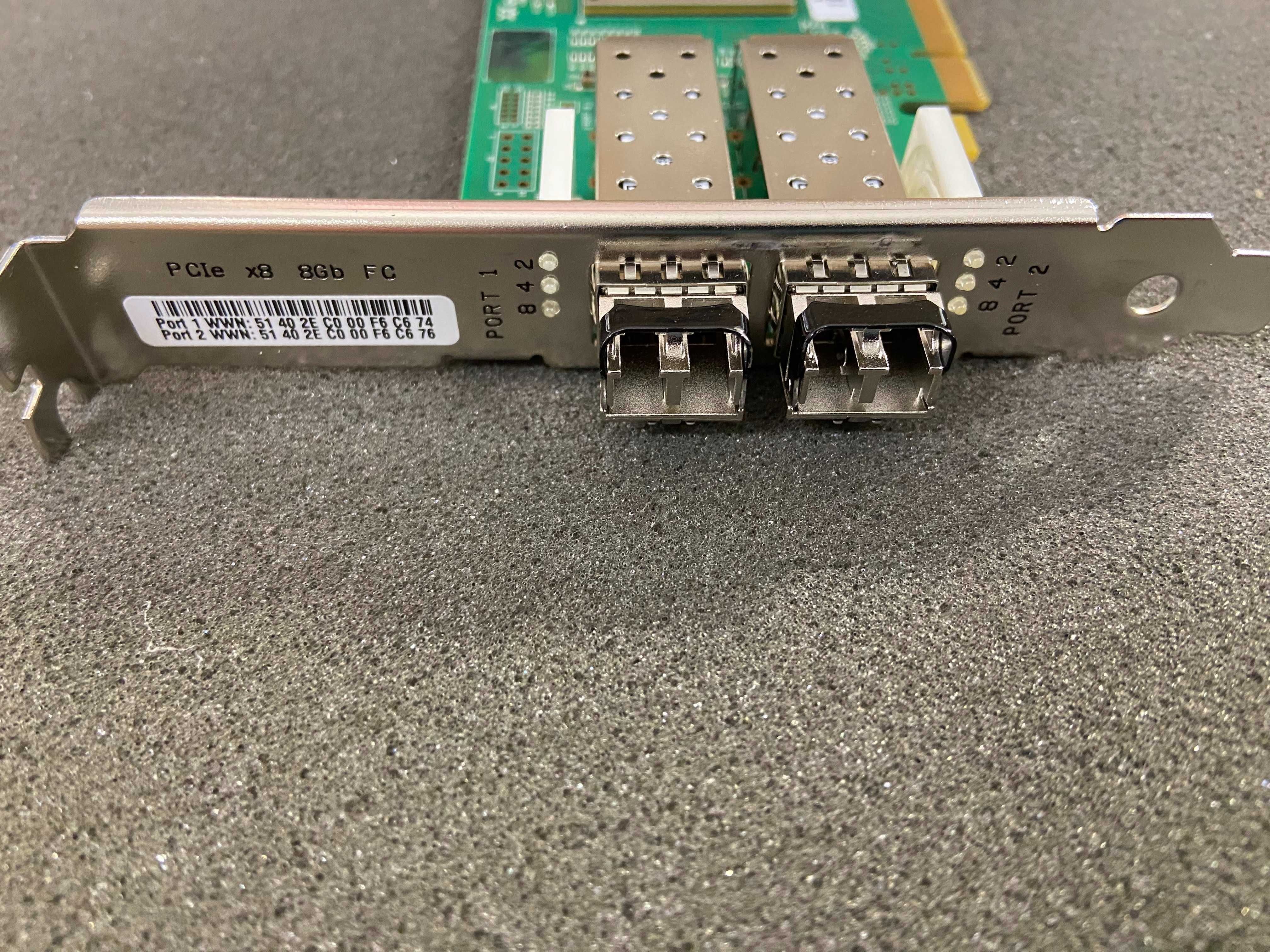 QLogic QLE2562 8Gb Dual Port Fibre Channel HBA адаптер