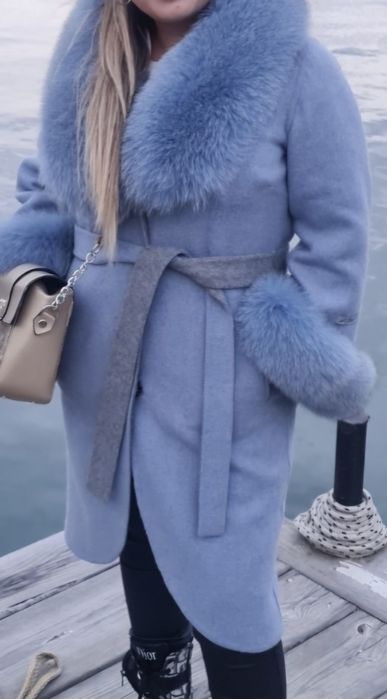 Дамски палта естествен косъм