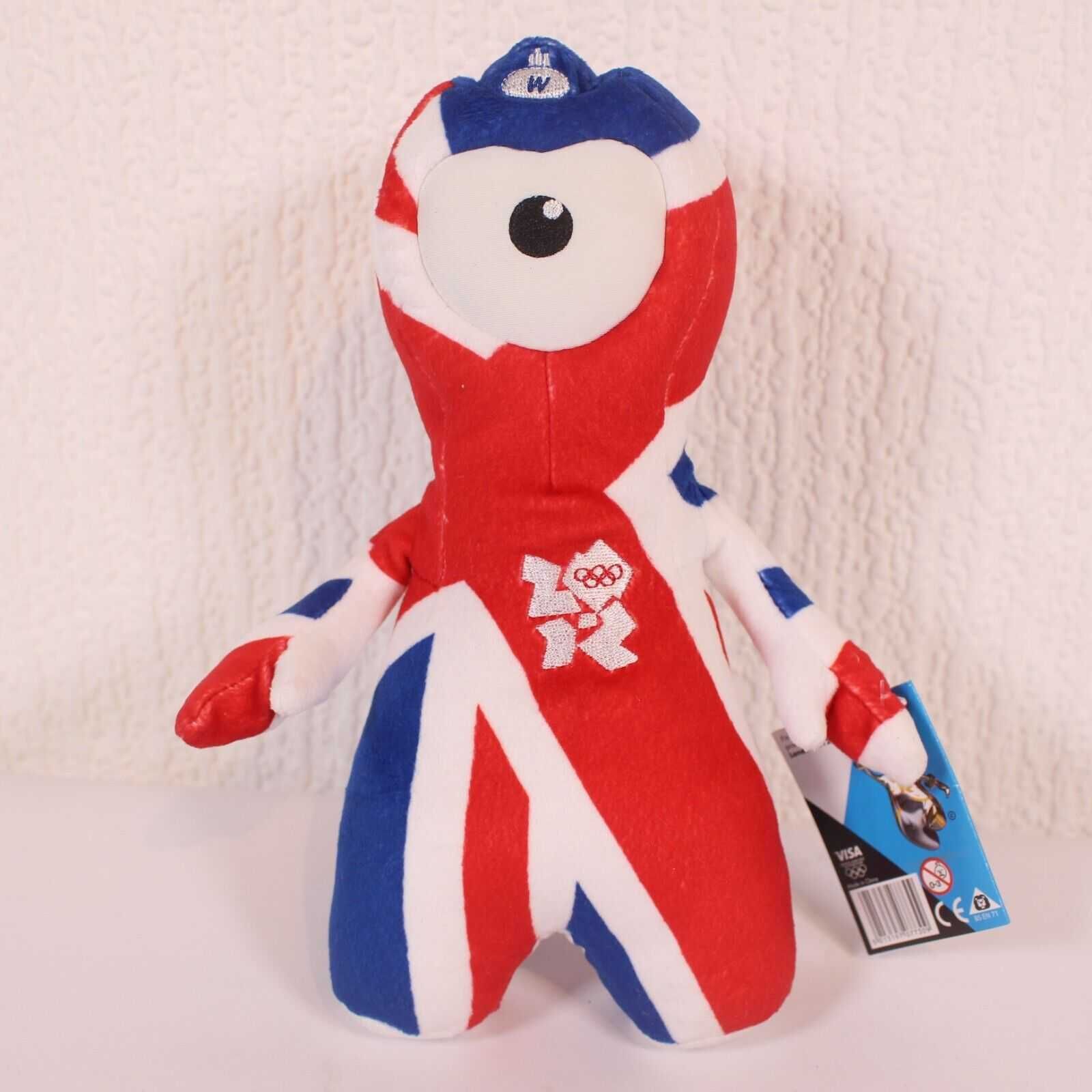 Mascota de plus noua 25 cm: Wenlock eticheta Olimpiada Londra 2012 UK