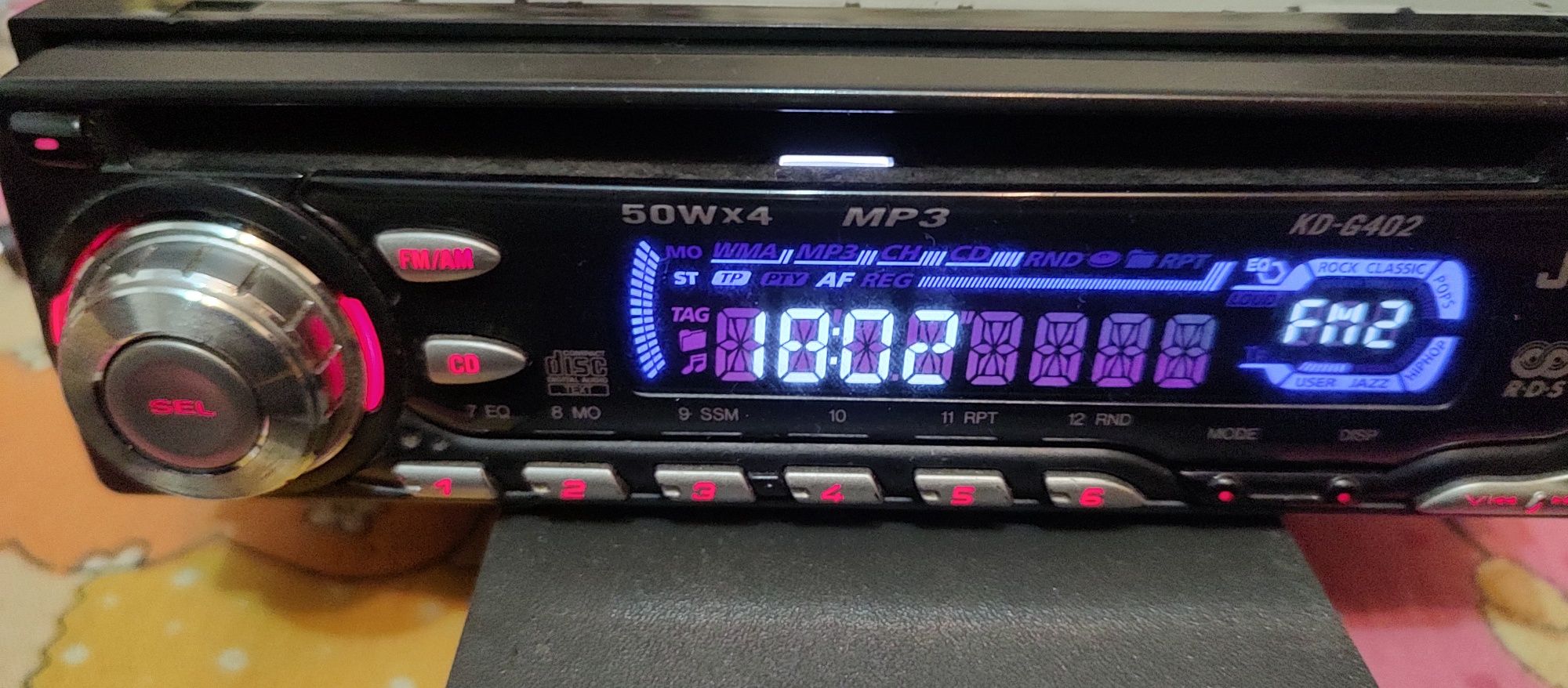 Radio CD/MP3 JVS KD-G402 auto