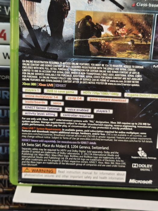 Joc/jocuri  Mass Effect 3 Xbox360/Xbox One kinect original