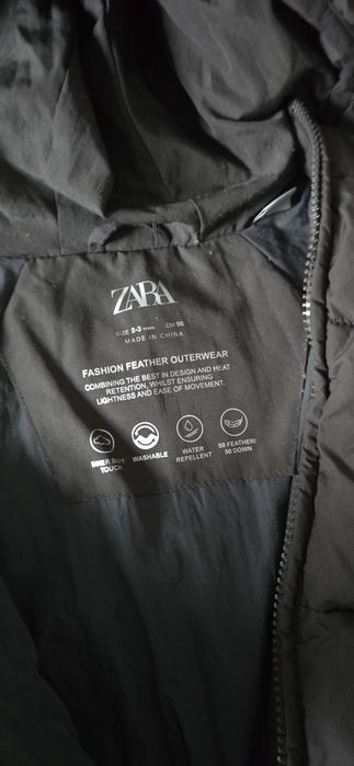Geaca puf pene Zara 98