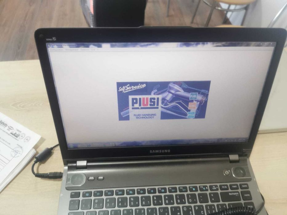 Rezervor statie cuva motorina 5000l cu pompa electronica