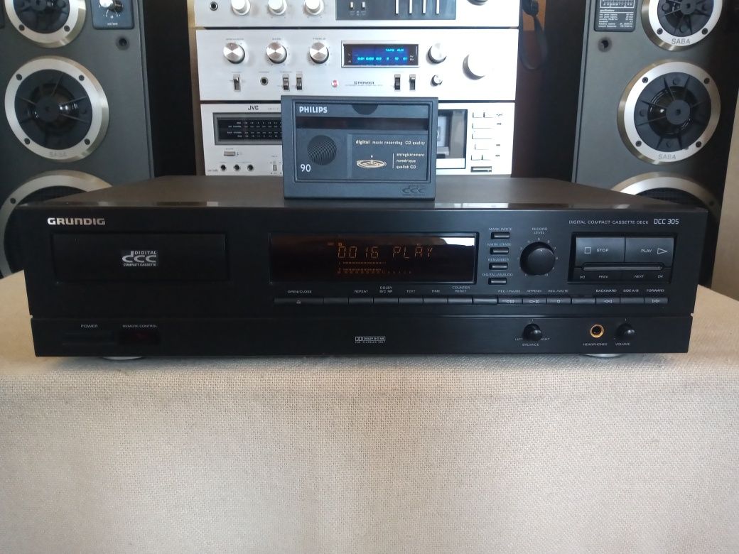 Deck Digital Grundig DCC-305. Dolby B, C. Impecabil.