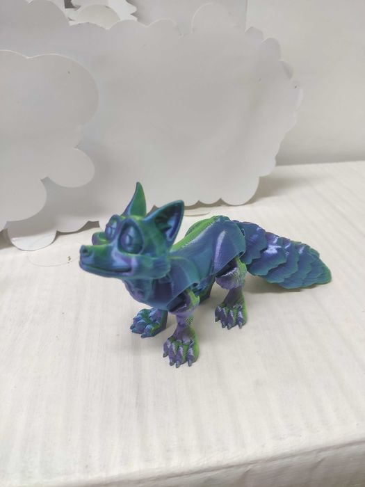 Игрушка антистресс, весёлый лис