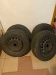 Set roti 15" tabla + anvelope Hankook