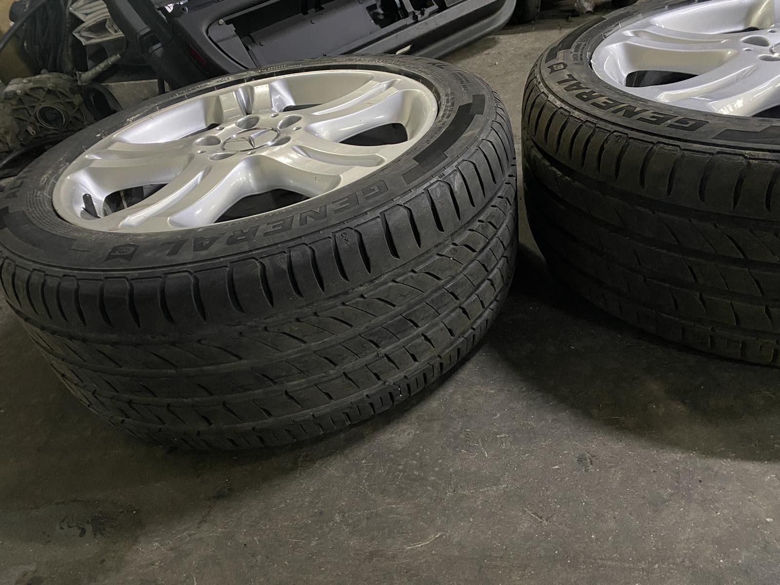 17 джанти Mercedes Мерцедес EVO w211 с нови гуми 245 45 17