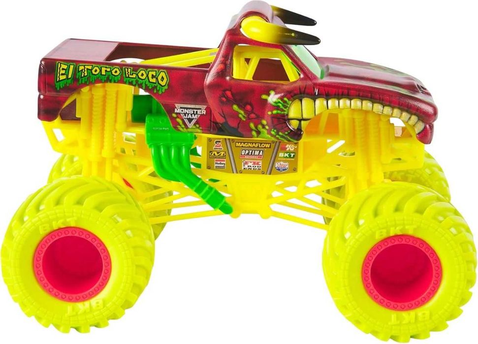 Бъги Monster Jam кола 1:24 El Toro Loco Grave Digger 2 цвята