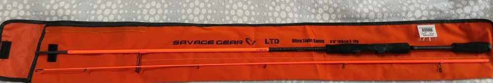 Въдица Savage Gear Orange Ltd Ultra Light Game 1.98m F 3-10g UL 2sec