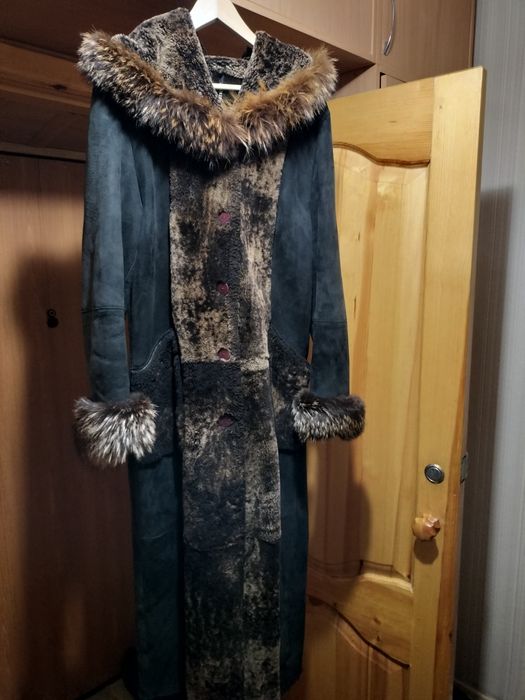 Дублёнка на высокую девушку