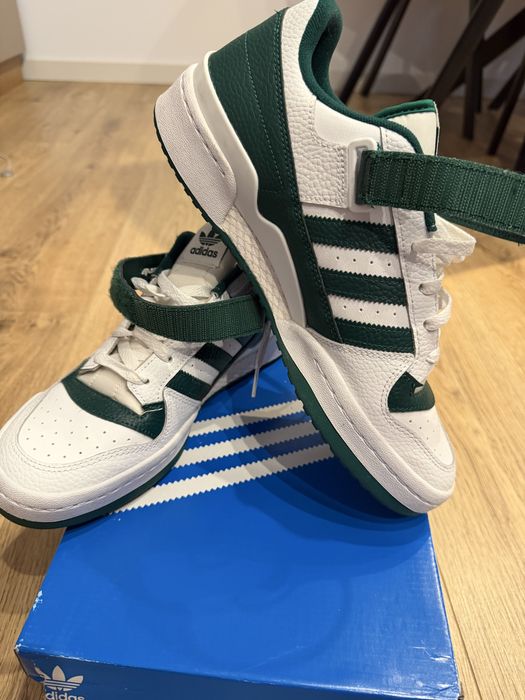 Adidas Forum Low Alb/Verde 45 1/3
