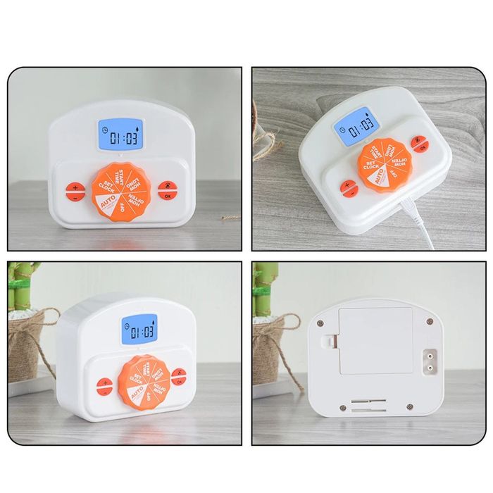 Programator pentru irigare PNI BX-6609, display LCD, alb