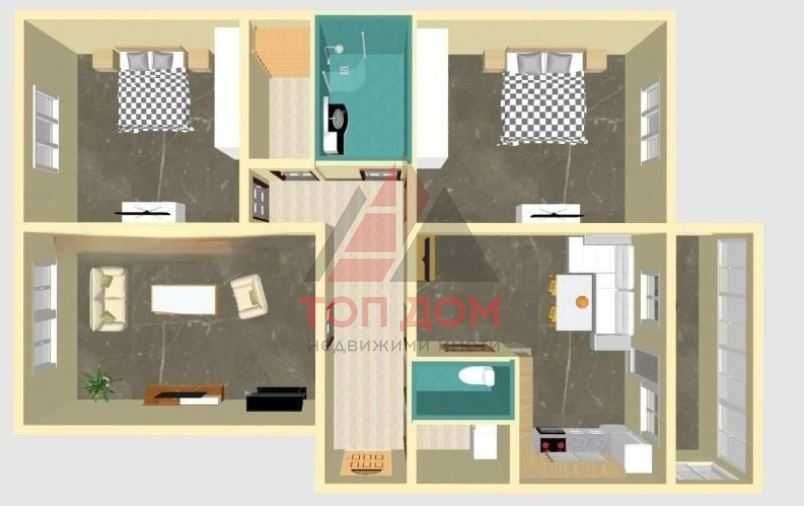 Продава се Четиристаен апартамент в Варна, Възраждане 1 - 96 кв.м за 1608 €/кв.м - Снимка #8