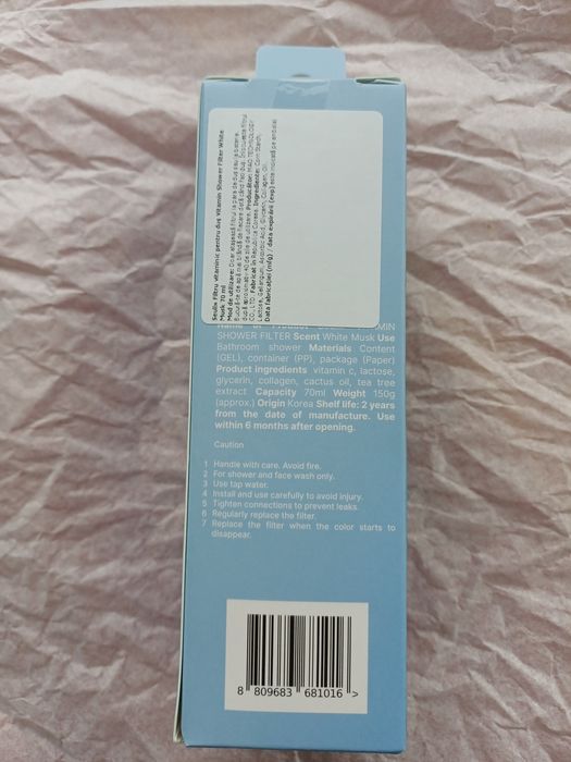 Filtru dus cu vitamine