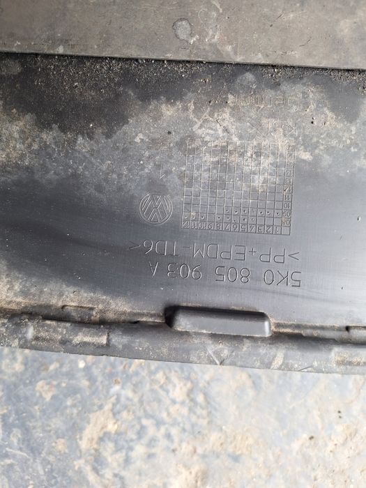 Ornament inferior bara de protectie fata VOLKSWAGEN GOLF VI 5K1 2008 -