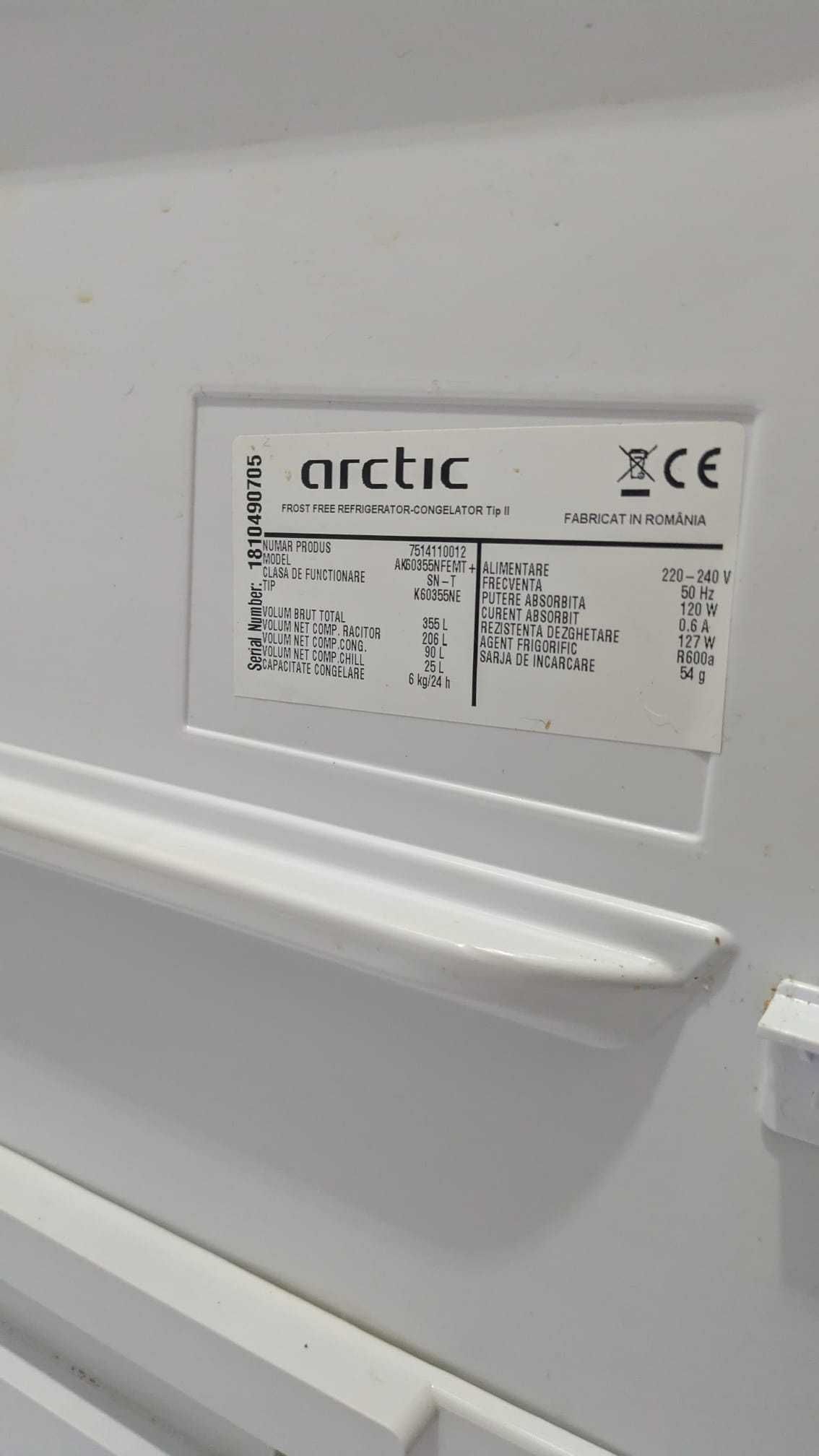 Combina frigorifica Arctic AK60355NFEMT+