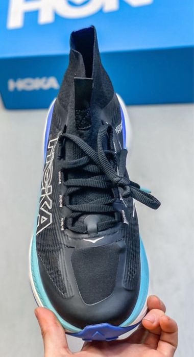 Мъжки маратонки за бягане HOKA Tecton X 3 black blue