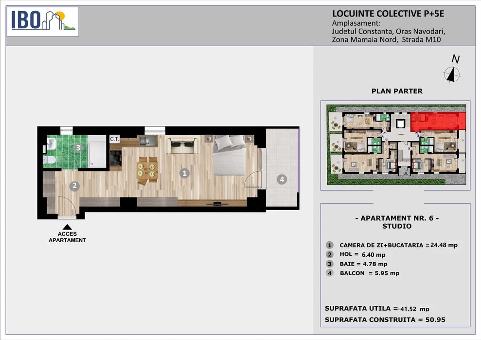 Apartament Tip Studio - Mamaia Nord / Sat - Rate pe 5 ani