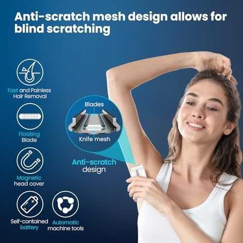 Нов Безболезнен Мини Тример за Жени – Идеален за Чувствителна Кожа