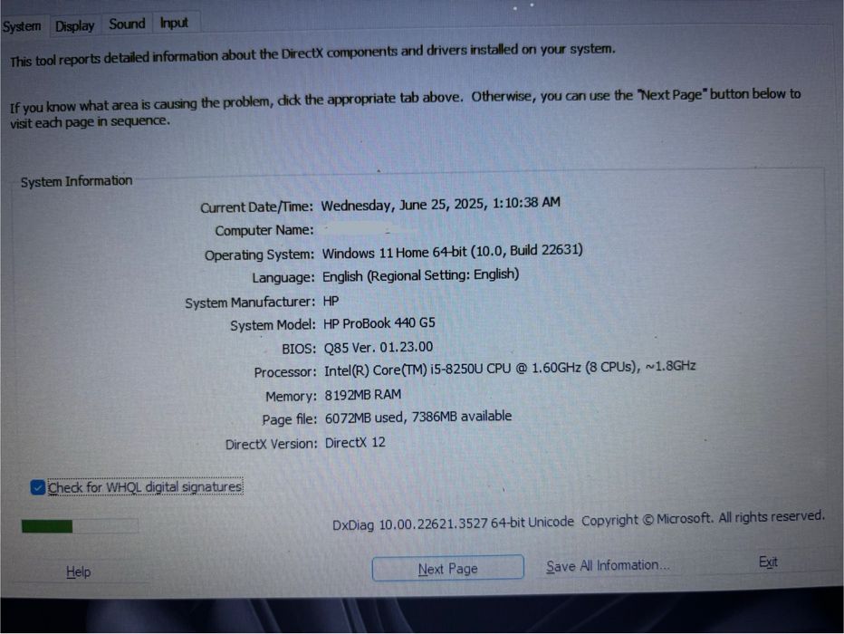 Laptop HP Probook 440 G5 / i5-8250U